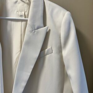 H&M cream coloured oversized blazer